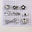 Set Charm Hello Kitty Bạc Đen 🖤🎀 Mix Nơ Kim Loại Flower & Donut Cute Style Hàn Quốc Sang Chảnh Gắn Dép Cực Xinh