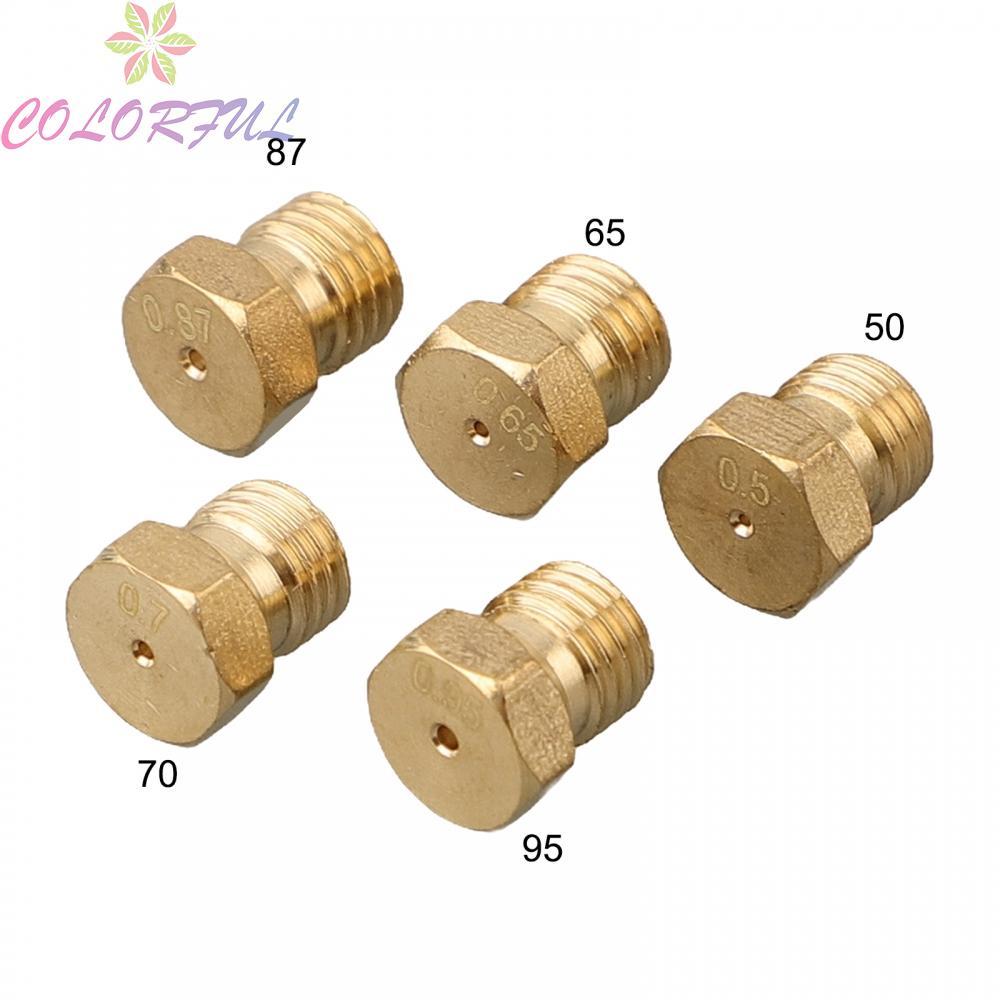 Propane Injector Color: Gold Nozzle Sizes 0.5, 0.65, 0.7, 0.87, 0.95 For Cooking