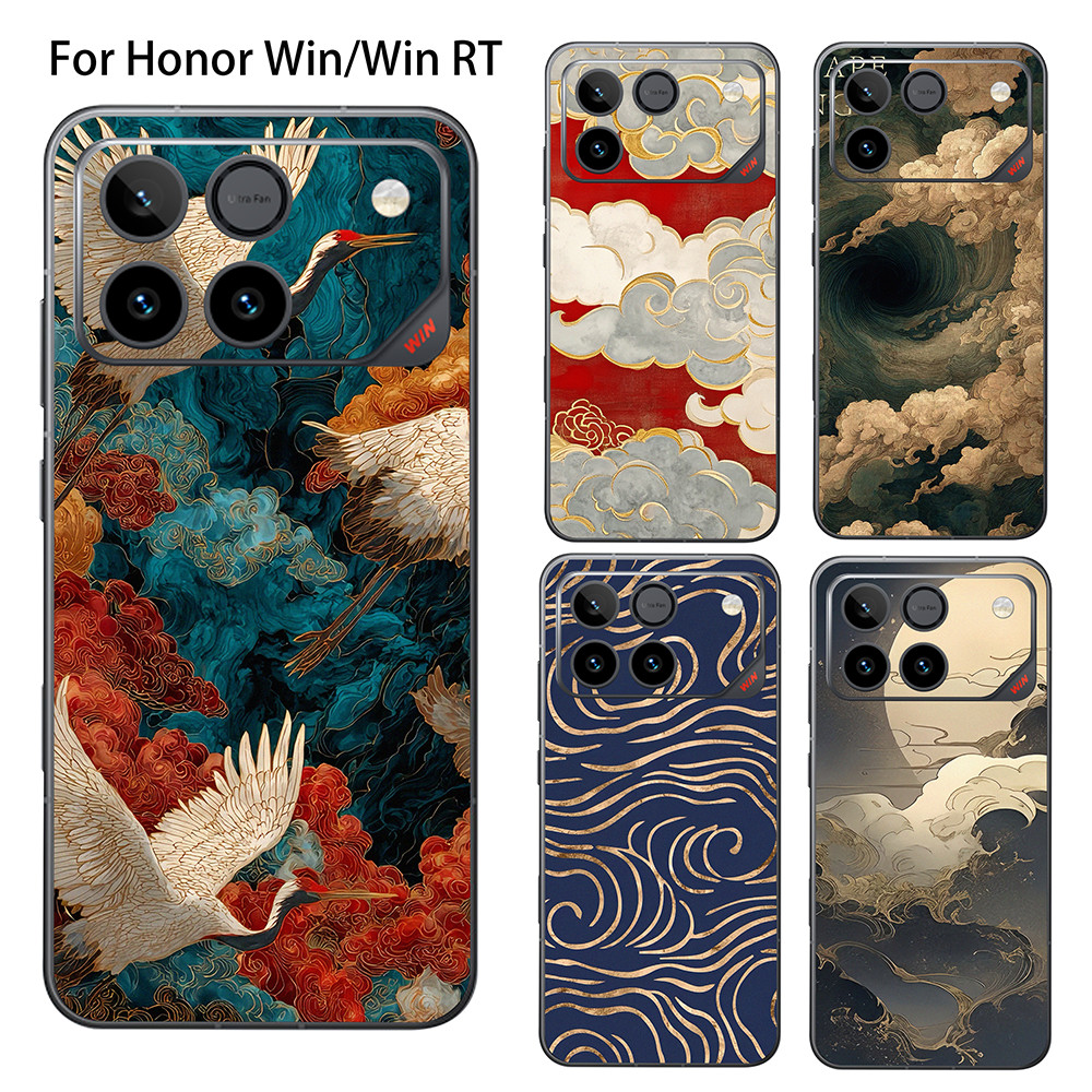 Dành cho Honor WIN / WIN RT Nhãn dán máy ảnh giấy mềm + Nhãn dán mặt sau / Phim mặt sau in hình đám mây tốt lành may mắn / Micro Matte / Chống vân tay / Chống mài mòn / Chống trầy xước