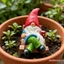 Tượng Vườn Gnome Điêu Khắc Ngoài Trời Dễ Thương Trang Trí Nghệ Thuật Thủ Công Trang Trí Cho Bãi Cỏ