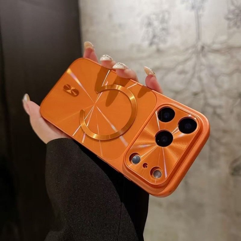 Luxury Laser Aurora Từ Tính Tức Thì 17 Ốp lưng Cứng Thích Hợp Cho iPhone 17 16 15 14 13 Pro Max Ốp lưng Không Khí