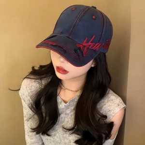 Mũ Bóng Chày Nữ Phong Cách Mới Thời Trang Phù Hợp Với Mũ Thể Hiện Mặt Mũ Chống Nắng Nhỏ