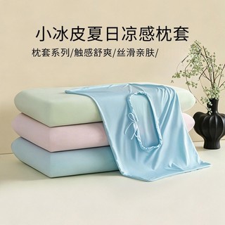 Mùa Hè Băng Lụa Lạnh Cảm Giác Gối Một Cặp Gói 2026 Phong Cách Mới Bộ Nhớ Gối Đơn Đa Năng Lõi Gối Bao Khăn QL8P