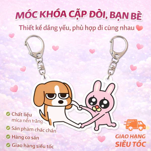 Móc Khóa Siam Lipu Hài Hước Vui Nhộn Mica 2 Mặt Chất Liệu Trong Suốt Sáng Bóng Sang Trọng