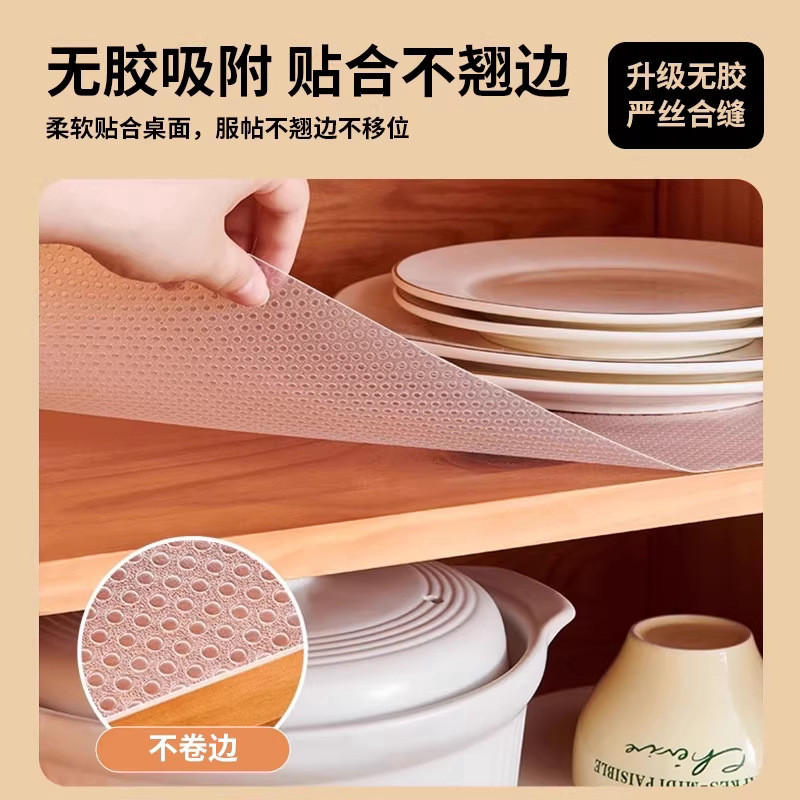 Thảm Lót Ngăn Kéo Tủ Bếp Chống Thấm Nước Chống Trượt Dày Dặn Miếng Lót Tủ Giày Tủ Lạnh Không Cần Keo Dễ Lau Chùi Dùng Nhiều