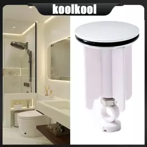 Kool 2 Chiếc Đa Năng Bồn Rửa Cắm Thay Thế Thoát Nước Cắm Chiều Cao Có Thể Điều Chỉnh Bồn Rửa Nút Chặn Phụ Kiện Phòng Tắm Cài Đặt Nhanh