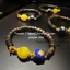 Trang sức thời trang retro phong cách Trung Hoa với hạt gỗ đàn hương, mã não và lapis lazuli - Dây chuyền xếp chồng nữ PAUY