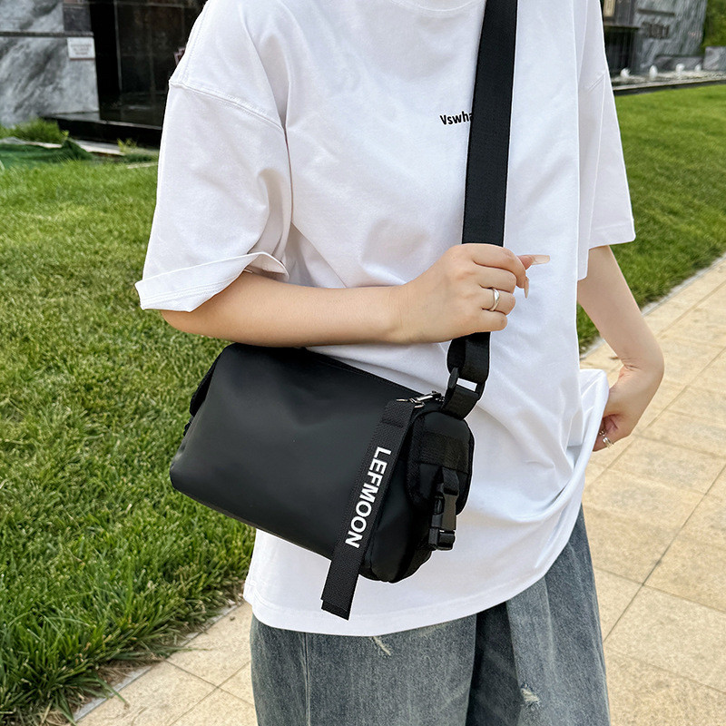 GC2 Túi Xi Lanh HOBO Boston Đeo Vai Túi Unisex Nhỏ Đen Túi Thường Ngày Hợp Thời Trang Thể Thao Phong Cách CG2