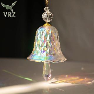 VRZ Pha Lê Chuông Gió Treo Suncatcher Gió Nhạc Chuông Kính Lăng Kính Cầu Vồng Máy Làm Xe Mặt Dây Chuyền Cửa Sổ Trang Trí Sân Vườn HOT