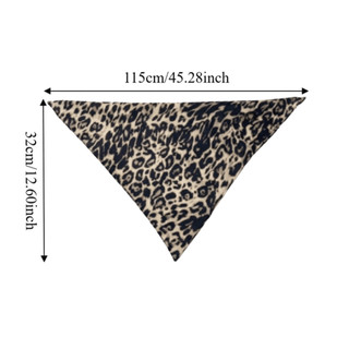 Khăn quàng cổ DANBY, Khăn quàng cổ hình tam giác in hoa lụa, Váy thắt lưng trang trí bằng vải Polyester cổ điển cá tính