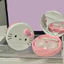 【Roshy】Hộp đựng kính áp tròng màu Dễ thương Dành cho bé gái Hộp chăm sóc Hộp đựng kèm theo Hình tròn Kính áp tròng