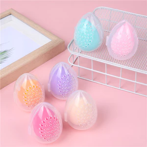 【Roshy】hộp đựng bông phấn chống nấm mốc. Hộp đựng bông trang điểm chống bụi hộp đựng bông phấn di động