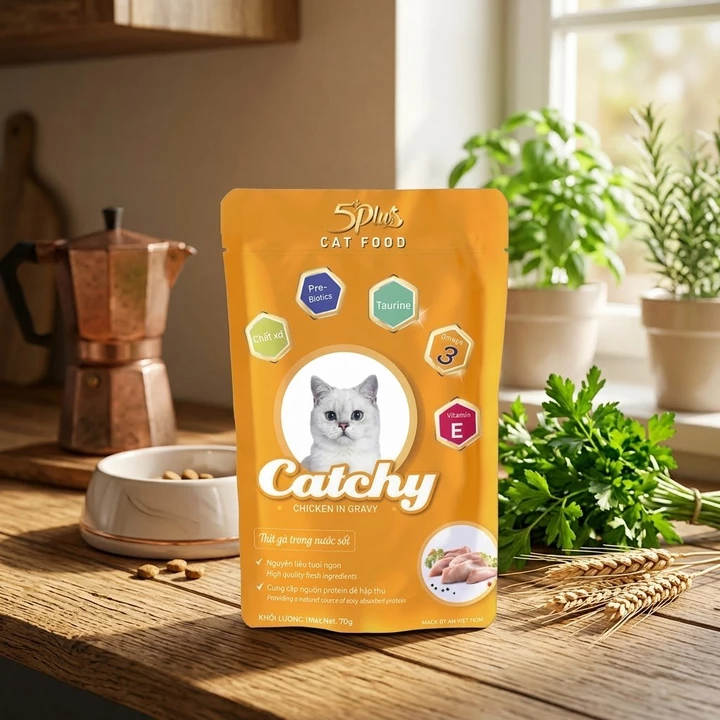 Combo Cat Wet Food Catchy x70g – 70 g – 3