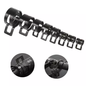 < beartwo > 10 Chiếc Kẹp Ống Nhiên Liệu Dây Kẹp Nước Vòng Ống Khí Dây Kẹp Lò Xo Đường Kính 6mm 7mm 8mm 10mm 12mm 14mm 16mm 20mm Mới