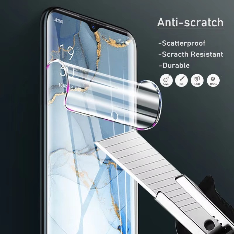 Phim bảo vệ 3in1 cho Redmi K90 K80 K70 Ultra Pro Max HD Phim mặt trước Hydrogel mềm + Phim mặt sau bằng sợi Carbon cho Redmi K60E K60 K50i K50 Pro Ultra Bảo vệ màn hình điện thoại chơi game