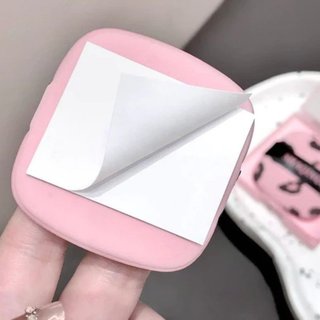 Giấy Làm Sạch Dầu Gương Nhỏ Gọn Kiểm Soát Dầu Mặt Sợi Tự Nhiên Mềm Di Động Da Báo In