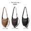 Túi đeo chéo nữ 66789 / Túi bí ngô cổ điển / Nữ / 20 * 13 * 24cm / Túi da mềm thời trang phong cách mới / Túi nách / Túi xô / Cảm giác cao cấp / Túi đeo vai