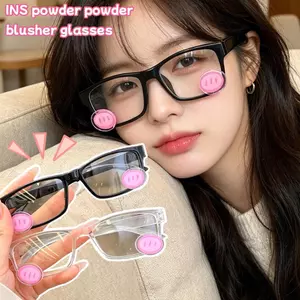 Kính Anime Cosplay Kawaii Acrylic Trong Suất, Phù Hợp Style Retro Y2K