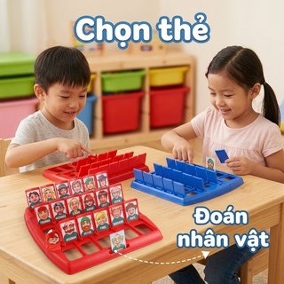 Who Is It Board Game Đoán Thẻ Trò Chơi Trí Nhớ Logic Trẻ Em Cha Mẹ Con Du Lịch Vui Nhộn