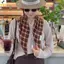 Khăn Quàng Cổ Tam Giác Melard Retro Cho Nữ - Cao Cấp Và Ấm Áp
