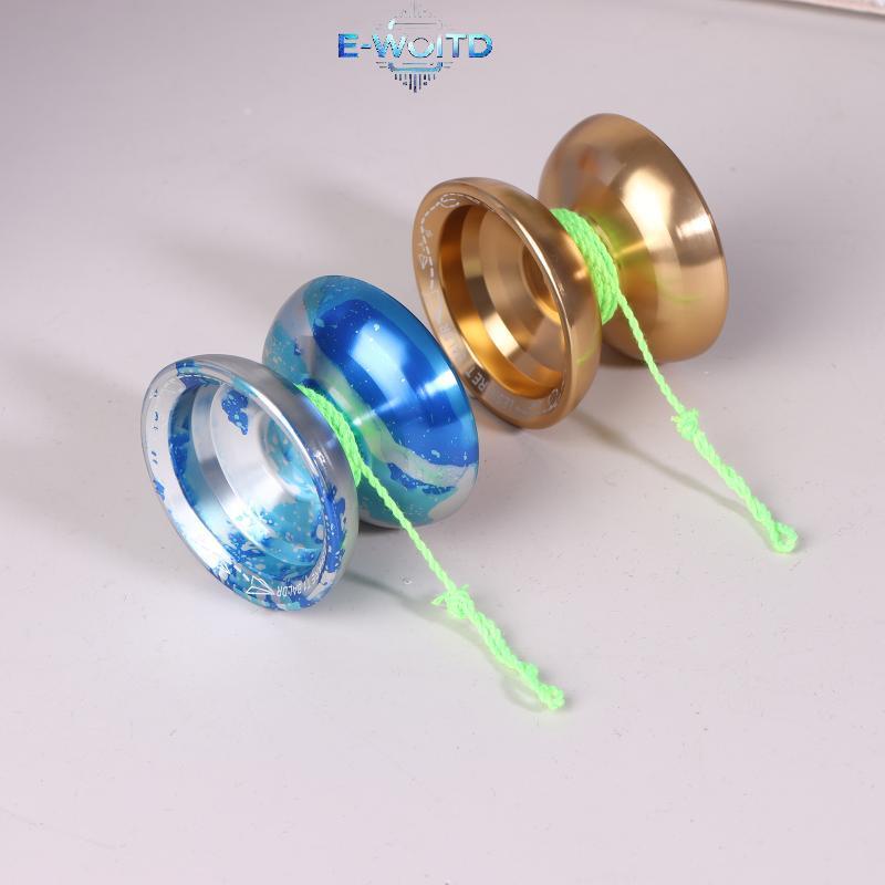 E-WOITD Trẻ Em Người Mới Bắt Đầu Hợp Kim Chuyên Nghiệp Yoyo Ballpetitive Yoyoball Người Lớn Trẻ Em Yoyoyoball Với 5 Dây E-WOITD