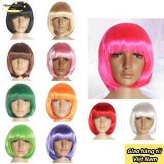Hairpiece Bob Tóc Giả Ngắn Unisex Phù Hợp Mọi Người