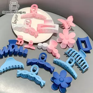Nhíp vuốt tóc 8 cái/bộ với nhiều phong cách cá tính, dễ cầm nắm - Phụ kiện làm đẹp tóc