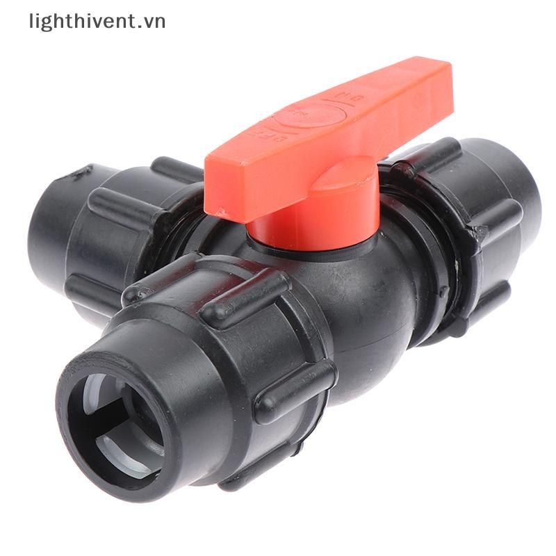 [lighthivent] Van kết nối nhanh ba chiều PE Van nhựa Van loại chữ T (VN)