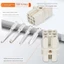 Đầu nối tải nặng hình chữ nhật HDC-HA-003 / 4 / 5 lỗ 6 chân 8 lõi Ổ cắm hàng không chống nước Nam Nữ Mông Cắm