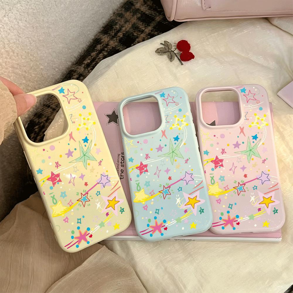Ngôi sao Đảng Ứng dụng iPhone 1716/15/14 Trường hợp 13/12/11xr Dễ thương 8/7