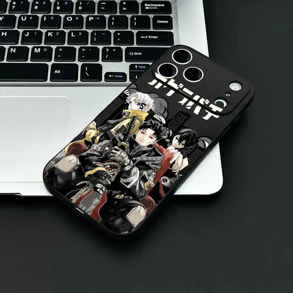TP-3 Anime K-Kagurabachi Ốp Lưng Điện Thoại IPhone 17 16 15 14 13 12 11 Pro Max Plus Mini Đen Mờ Vỏ Mềm Funda