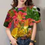 Thời Trang Nữ In Hoa Áo Thun Nữ Tay Ngắn Mùa Hè Tee Top Mềm Mại Thoáng Khí Dễ Thương