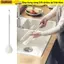 SUNKISSD Glass Cleaner, Bàn chải gấp đầu cốc silicon, Bàn chải làm sạch tay cầm dài Chai uống nước