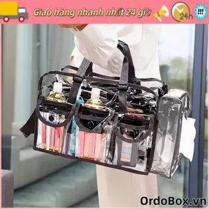 Túi đựng mỹ phẩm ORDOBOX Túi ngoài trong suốt có dây đeo Túi du lịch
