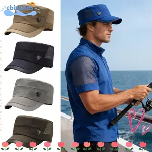Mũ Bóng Chày EBINLANDS, Mũ Câu Cá Mùa Hè Cotton, Chống Nắng Thời Trang Ngoài Trời Chống Tia UV Lưới Thoáng Khí Đạt Đỉnh Mũ Nam Nữ