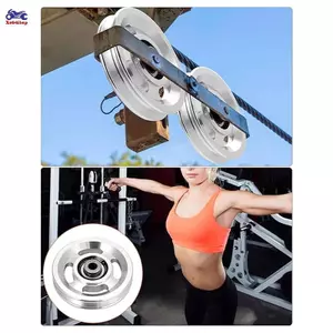 XOITOP 73 / 88 / 95 / 110 / 114MM Ròng Rọc Bánh Xe Hợp Kim Nhôm Mang Ròng Rọc Bánh Xe Thay Thế Đa Năng Phòng Tập Gym Phụ Kiện Mang Ròng Rọc Bánh Xe VN