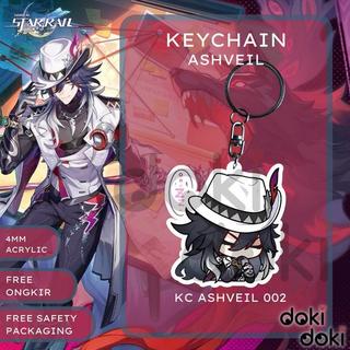 DOKIDOKI GANTUNGAN KUNCI KEYCHAIN ANAXA HONKAI STAR RAIL - KC ASHVEIL 001