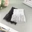 Tay áo giả nữ có dây ngắn màu trắng và xếp li Phụ kiện ren đẹp Trang phục ngoài trời