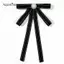 AqToCna Nơ Trâm Vải Thắt Huy Hiệu Mourning Corsage Pin Tie Áo Nơ Trâm Áo Sơ Mi Áo Len Neline Phụ Kiện AqToCna