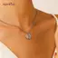 AqToCna 2 Dây Xích Thời Trang Cho Nam Nữ Người Bạn Tốt Quà Tặng Kim Loại Mới Mặt Trời Mặt Trăng Cặp Đôi Nelace Xu Hướng Trang Sức AqToCna