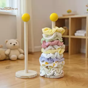 TRTR Tóc Scrunchies Kẹp Tóc Người Tổ Chức Dễ Thương Cô Gái Trang Sức Giá Đỡ Đầu Dây Hiển Thị Ra Trẻ Em Phụ Kiện Tóc Lưu Trữ VN