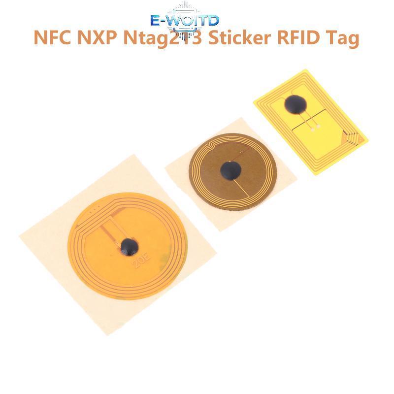 E-WOITD 5 10 Chiếc Micro Chip FPC Nhỏ NFC NXP Ntag213 RFID Stier Tag để Quản Lý Hàng tồn kho 10MM 15MM 12x18MM E-WOITD