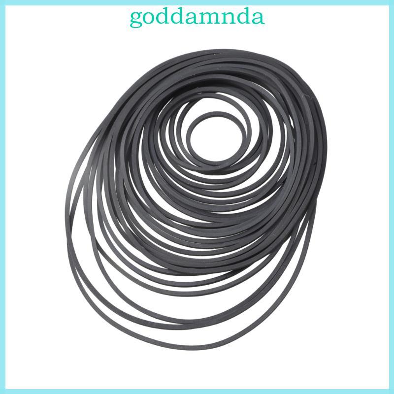 GODD 30 Chiếc Đai Truyền Động Cao Su Vuông Cho Cơ Chế Cassette Sửa Chữa Chiều Dài 30-135MM