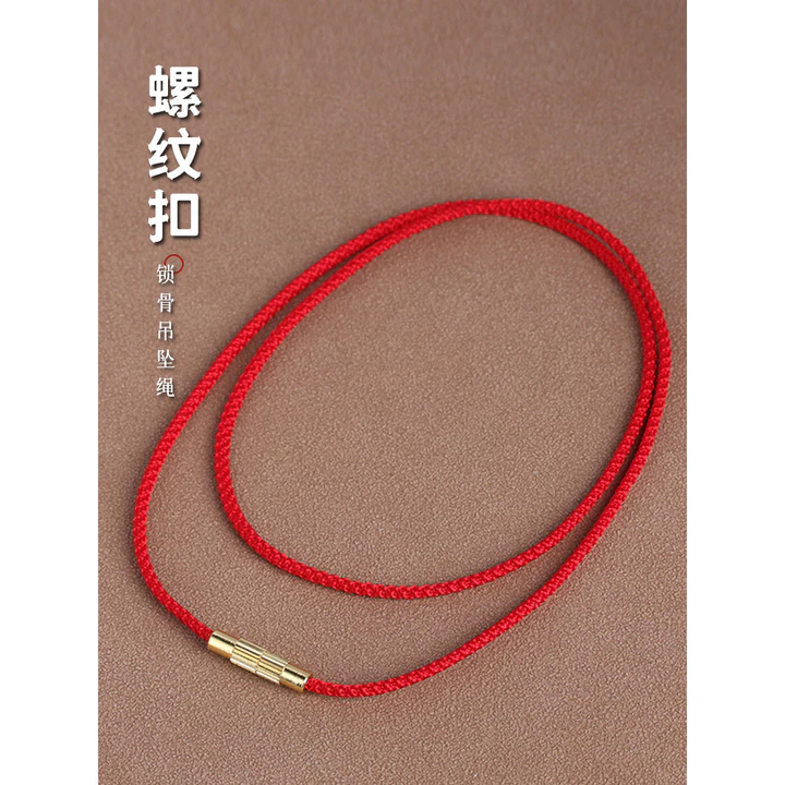 Dây Đỏ Treo Cổ Ngọc Mặt Dây Chuyền Mặt Dây Chuyền Ngọc Vàng Đặc Biệt Dây Bện Dây Mặt Dây Chuyền Dây Nữ Cao Cấp Vòng Cổ Dây