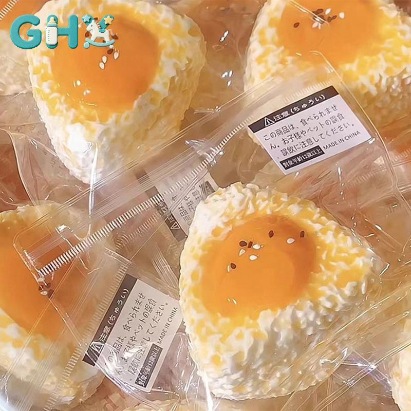 GHX Mới Handmade Silicon Mô Phỏng Trứng Cơm Bóng Mochi Taba Squishy Đồ Chơi Giảm Bóp Sáng Tạo Phục Hồi Fidget Đồ Chơi Dễ Thương Squishy VN