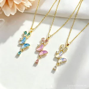 Bướm Tua Rua Vòng Cổ Nữ Thiết Kế Xương Đòn Dây Chuyền 2026 Phong Cách Mới Phù Hợp Với Trang Sức Bán Buôn Ánh Sáng Sang Trọng Niche Thép Titan