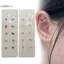 TRTR 10 Miếng Dán Thời Trang Nhiều Màu Sắc Kim Cương Giả Ngọc Trai Tai Stiers Áp Lực Tai Sti Châm Cứu Tai Móng Tay Massage VN