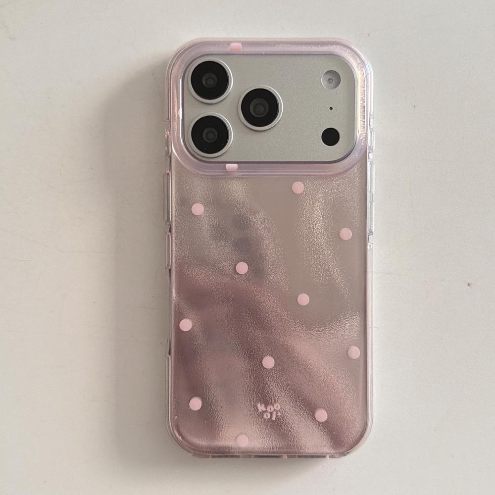 Vỏ cứng Tương thích với iPhone 13 14 14Pro 14ProMax 15 15Pro 15ProMax 16 16Pro 16ProMax 17 17Pro 17ProMax Ốp họa tiết điểm sóng ánh sáng chảy