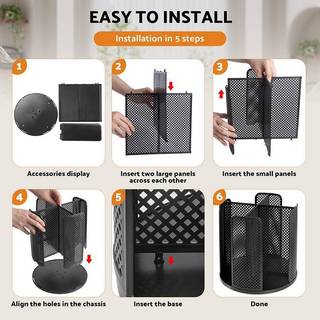 HUXUAN 360° Xoay Dùng Một Lần Nắp Cốc Đựng Cà Phê Hộp Đựng Giá Bếp RFT