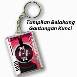 Gantungan Kunci Kamen Rider Decade Ride Card DX Decadriver | Ganci Keychain Custom Kamen Rider Bolak Balik
